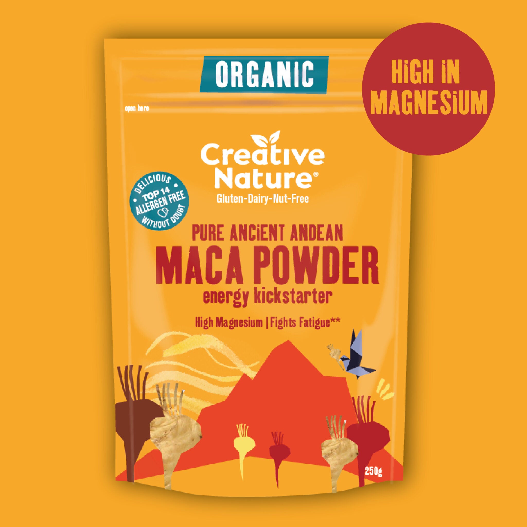 Lífrænt maca 250 gr