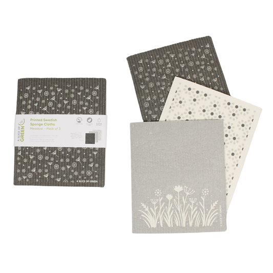 Svampklútar 3 stk í pakka - Meadow