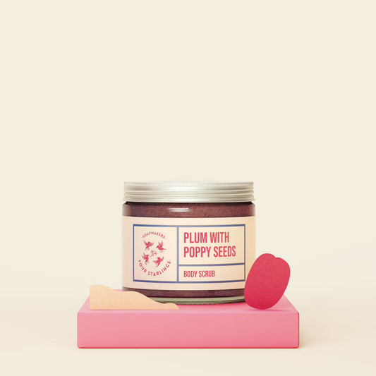 Sykurskrúbbur - Plum & poppy