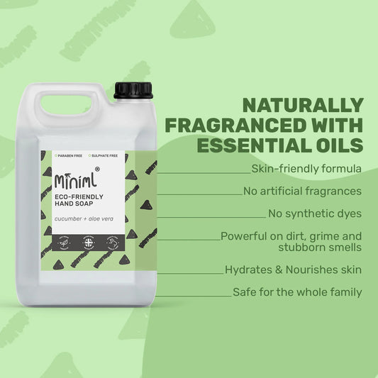 Handsápa agúrka og aloe vera