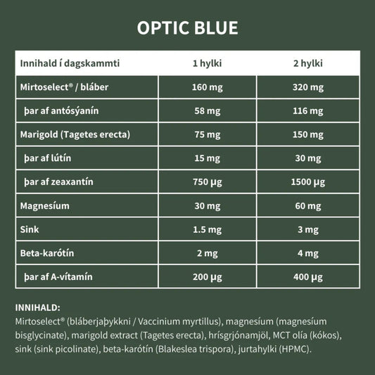 Optic blue Nordbo (Augnheilsa)