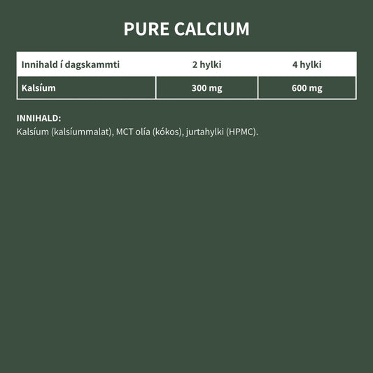 Pure Calcium Nordbo (Kalsíum)