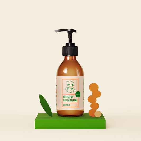 Líkamskrem - Rósmarín og tangerínu 200ml