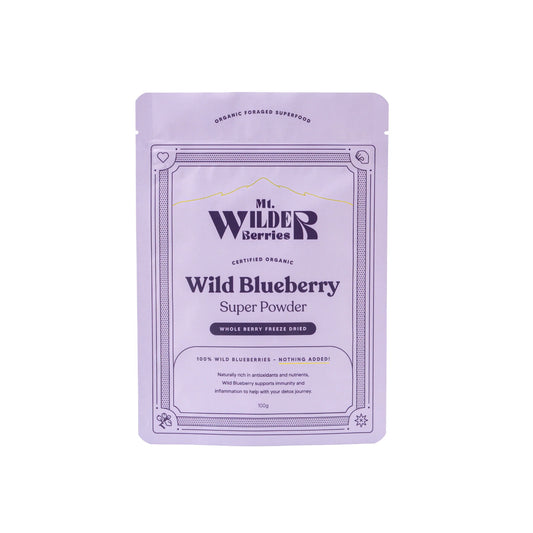 Wild Blueberry Super Powder - Bláberjaduft - 100g