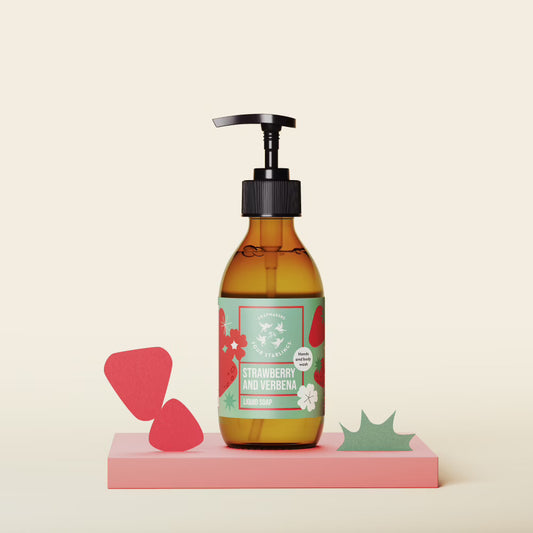 Strawberry & verbana fljótandi sápa 300ml